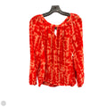 Top Long Sleeve By Jennifer Lopez In Red, Size: Xl