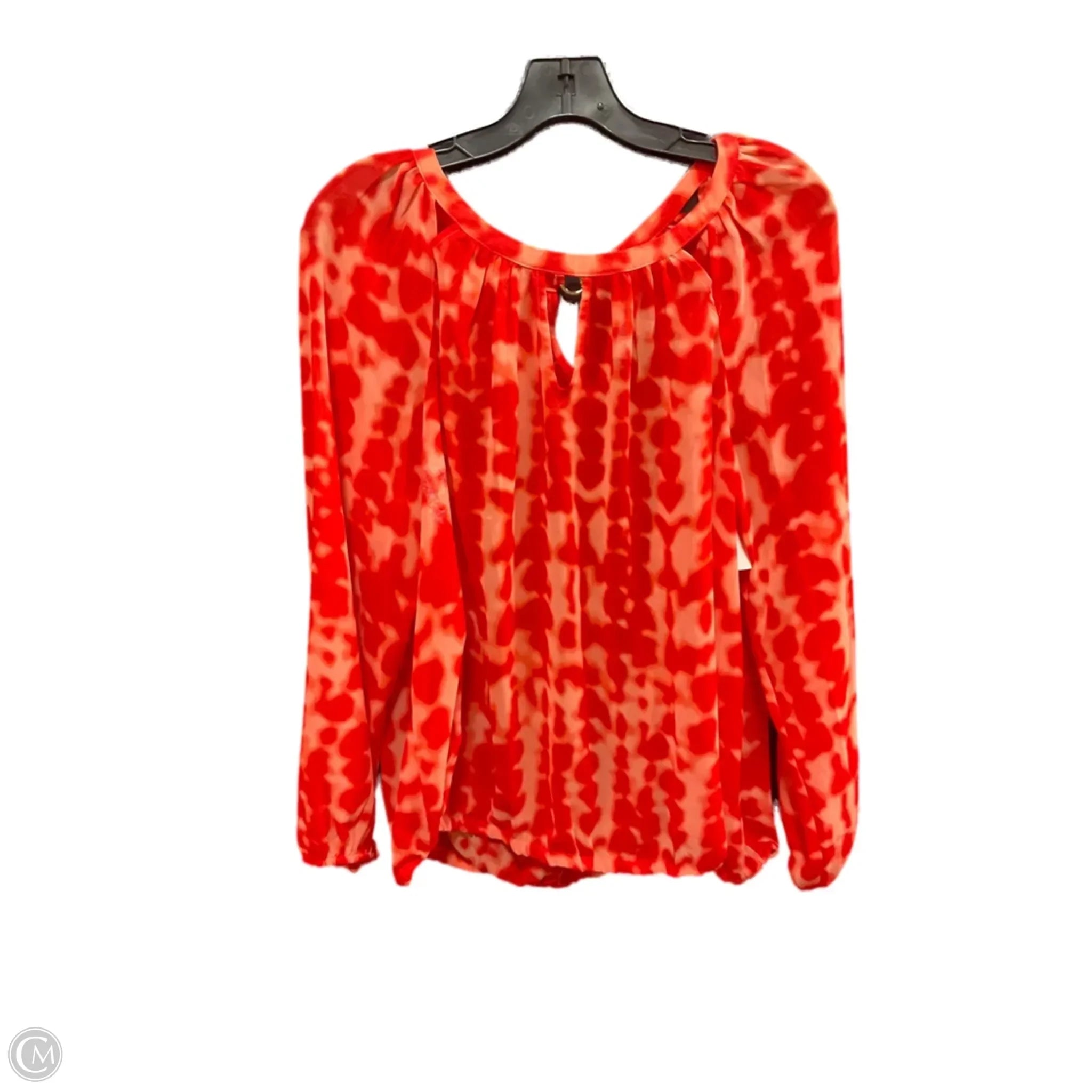 Top Long Sleeve By Jennifer Lopez In Red, Size: Xl