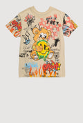 Boys Graffiti Bear Graphic Tee
