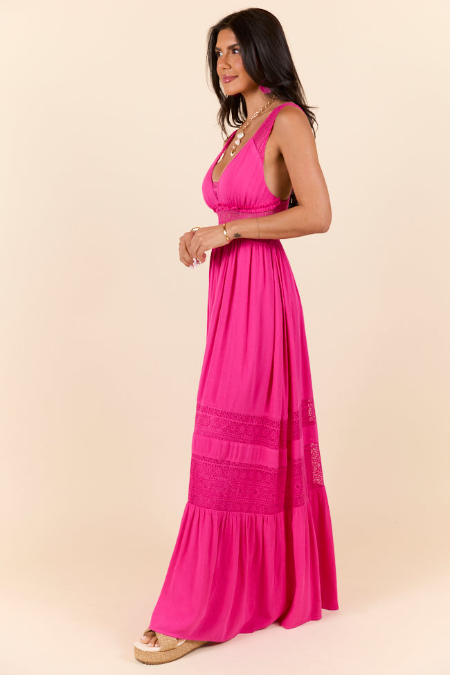 Summer Crush Fuchsia Maxi Dress SALE