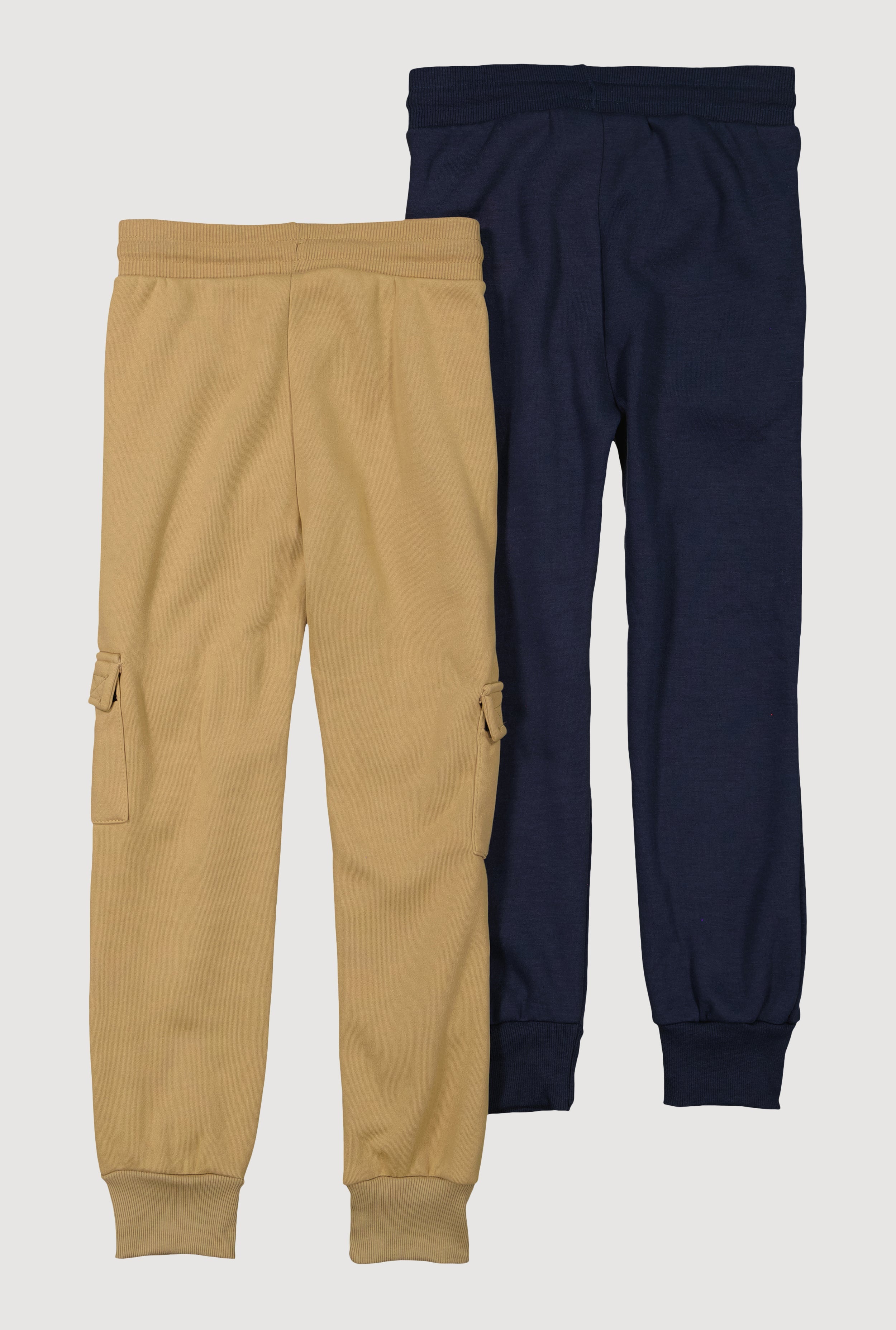 Boys Mid Rise Drawstring Waist Fleece Joggers