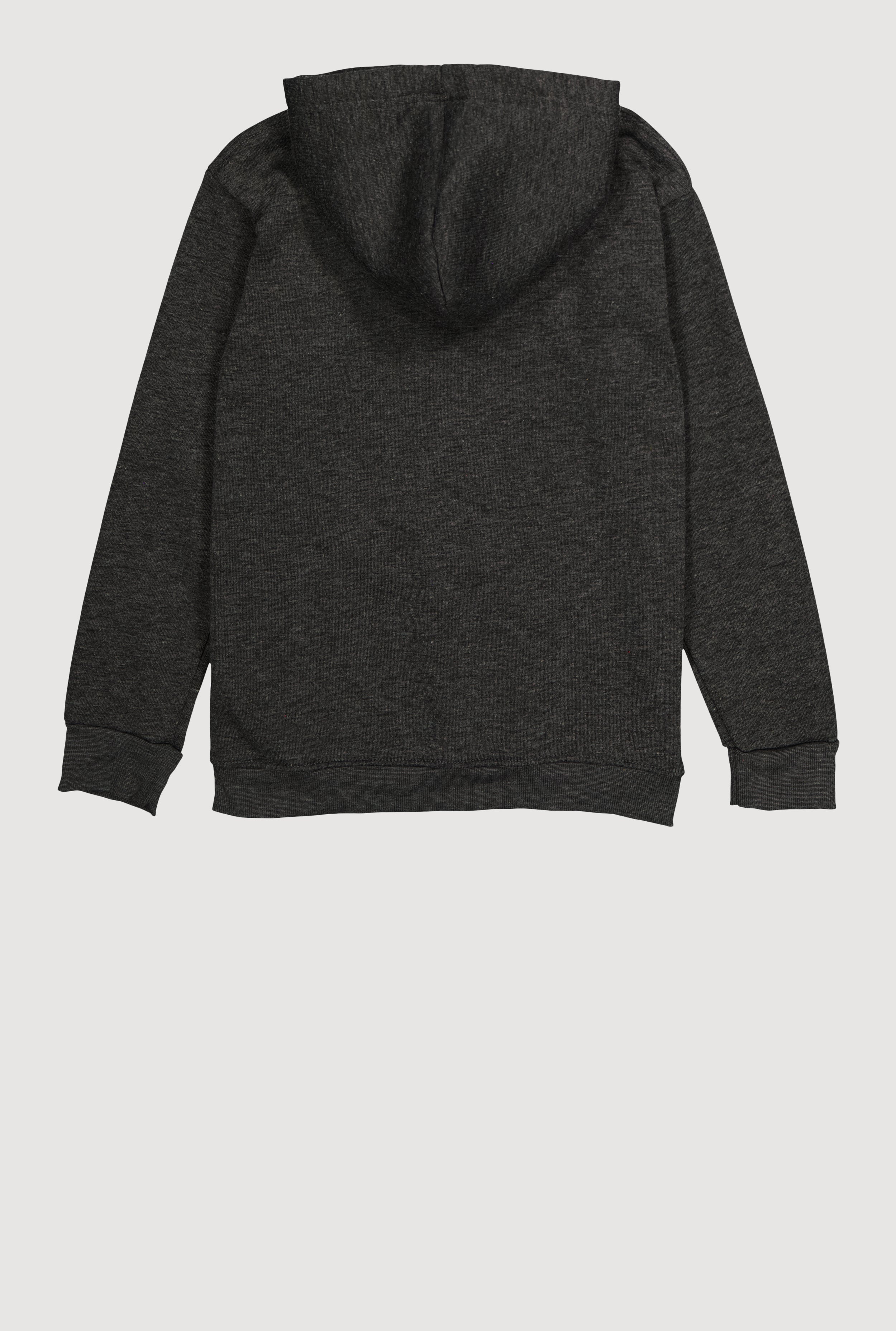 Boys Marled Kangaroo Pocket Pullover Hoodie