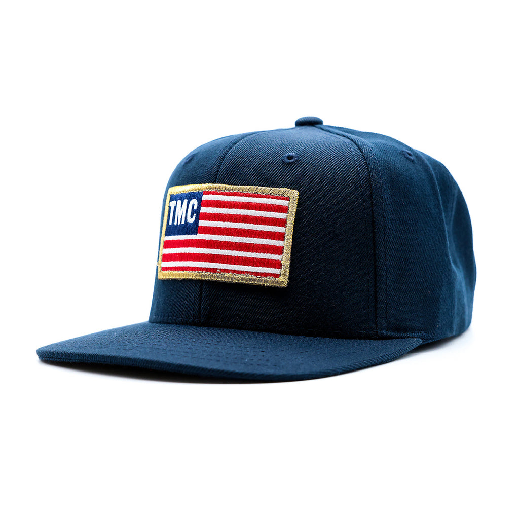 TMC Flag Patch Limited Edition Snapback - Navy/Red/White