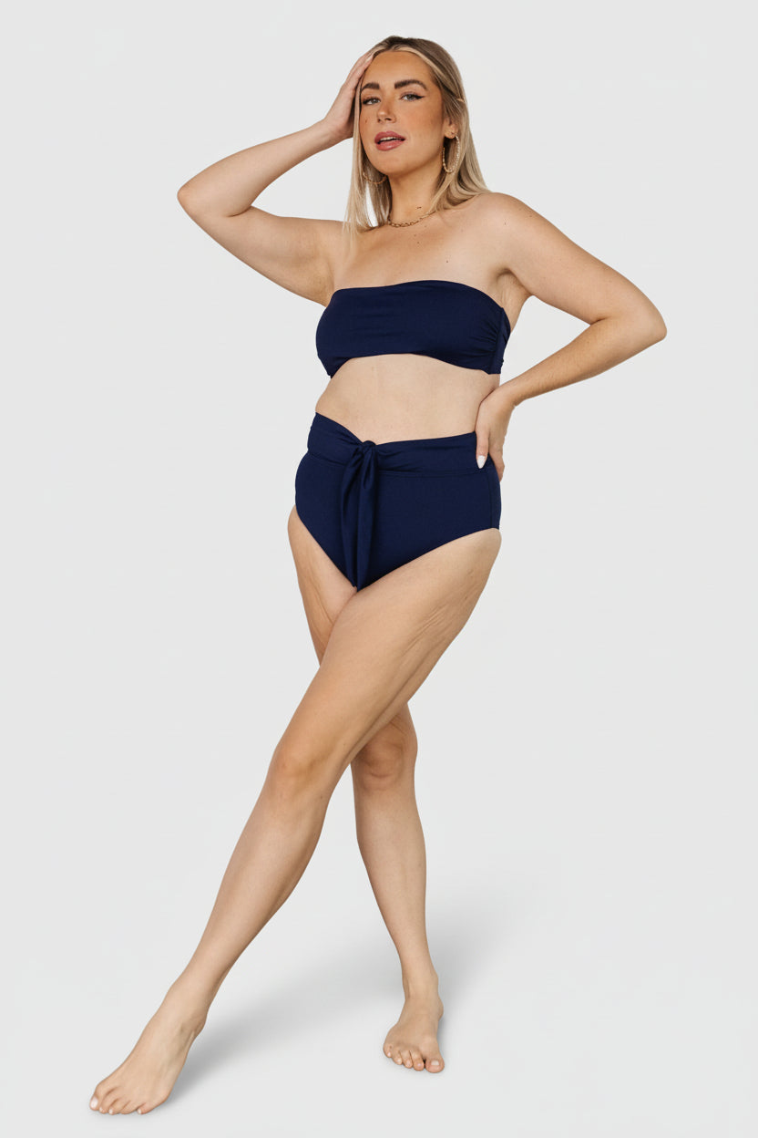 Milos Bikini Top | Navy