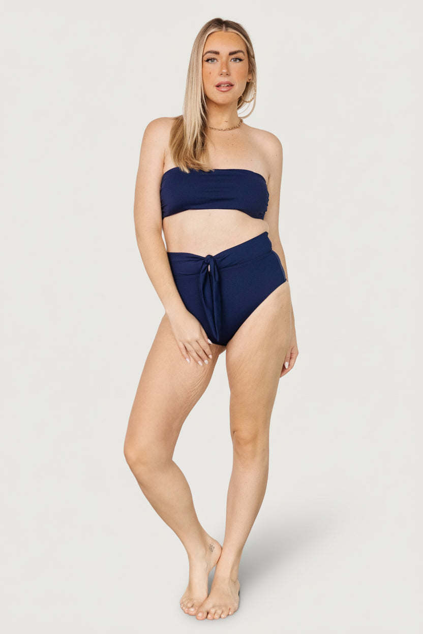 Milos Bikini Top | Navy