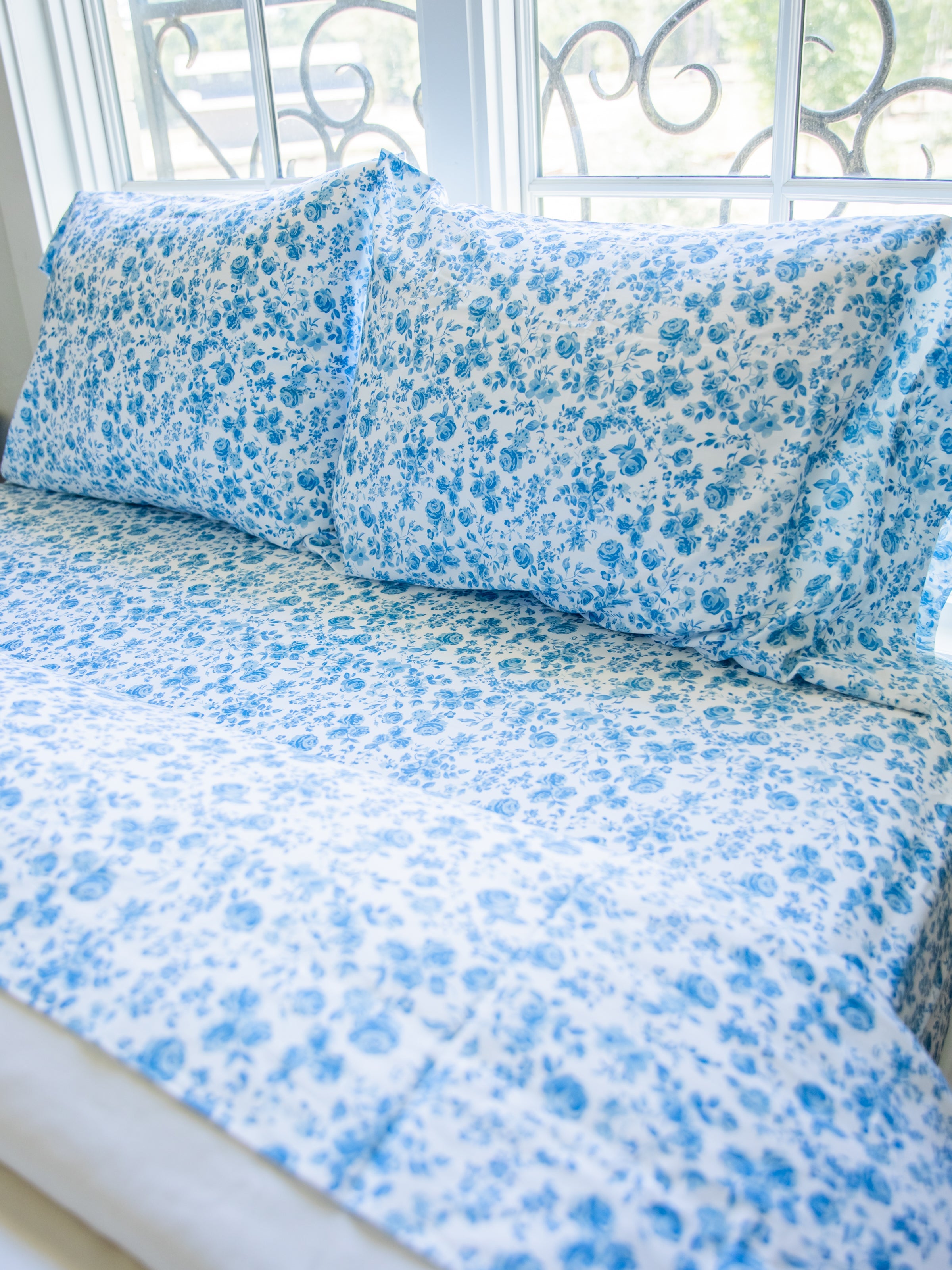 Sheet Set - Blooming Blues